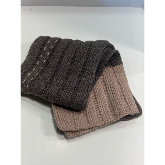 Rare Princess Goes Hollywood Women’s Color Block Wool Knit Scarf 8,5 X 75” - Picture 6 of 7